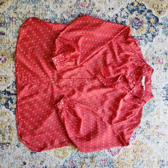 Vintage polka dot blouse - Picture 7 of 16